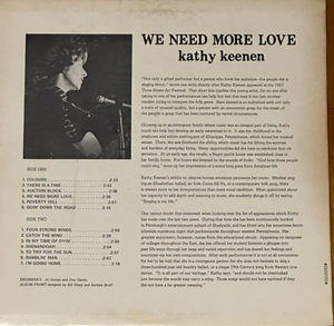 Kathy Keenen - We Need More Love (Vinyl) (VG, VG+)
