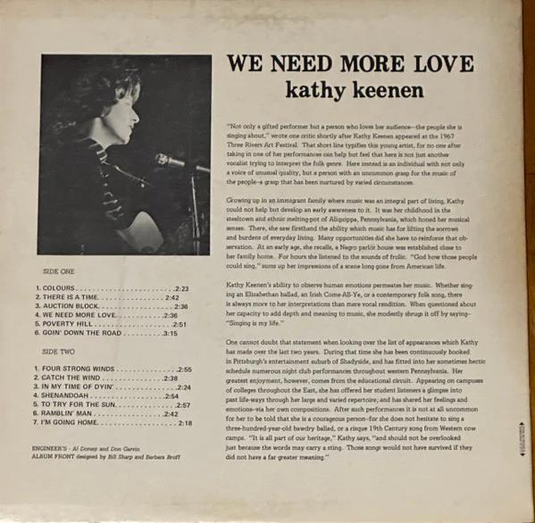 Kathy Keenen - We Need More Love (Vinyl) (VG, VG+)