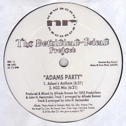 Dominican-Rican Project - Adam's Party / Rhythm Of Vision (Vinyl) (NM or M-, Generic)