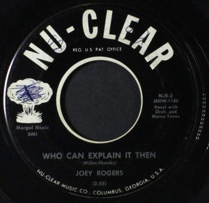 Joey Rogers  - Who Can Explain It Then  / Bumble Bee (Vinyl) (VG+, Generic)