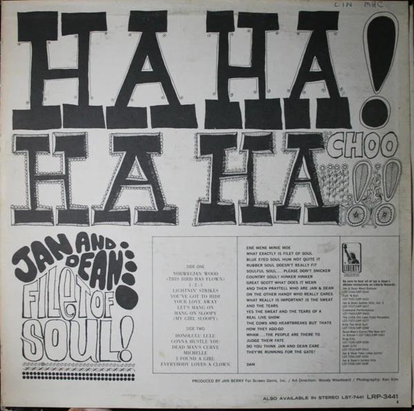 Jan & Dean - Filet Of Soul (Vinyl) (VG, VG)