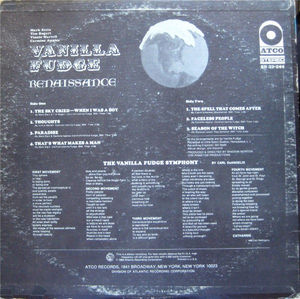 Vanilla Fudge - Renaissance (Vinyl) (VG+, VG)