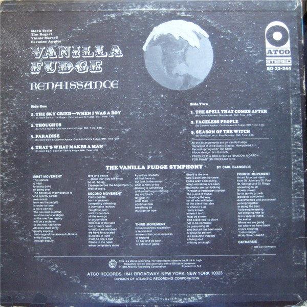 Vanilla Fudge - Renaissance (Vinyl) (VG+, VG)
