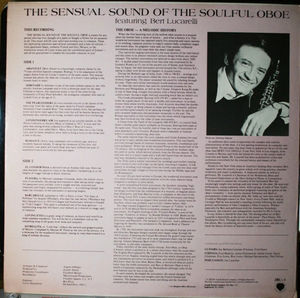 Bert Lucarelli - The Sensual Sound Of The Soulful Oboe (Vinyl) (VG+, VG+)