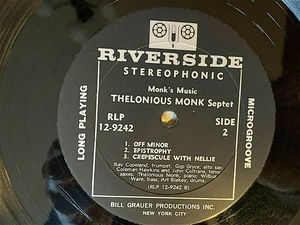 Thelonious Monk Septet - Monk's Music (Vinyl) (VG, VG)