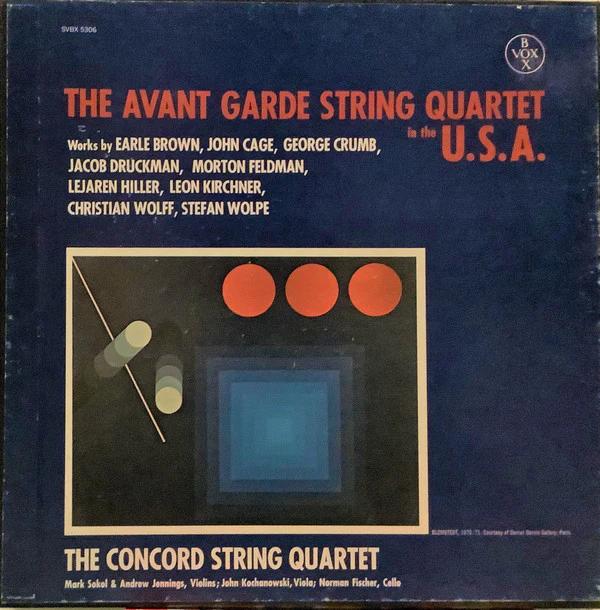 The Concord String Quartet - The Avant Garde String Quartet In The U.S.A. (Vinyl) (VG+, VG)