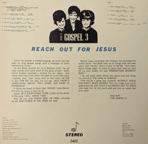The Gospel 3 - Reach Out For Jesus (Vinyl) (M, NM or M-)