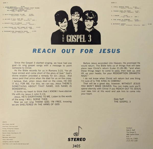 The Gospel 3 - Reach Out For Jesus (Vinyl) (M, NM or M-)