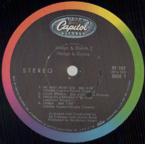 Hedge & Donna - Hedge & Donna 2 (Vinyl) (VG+, VG+)
