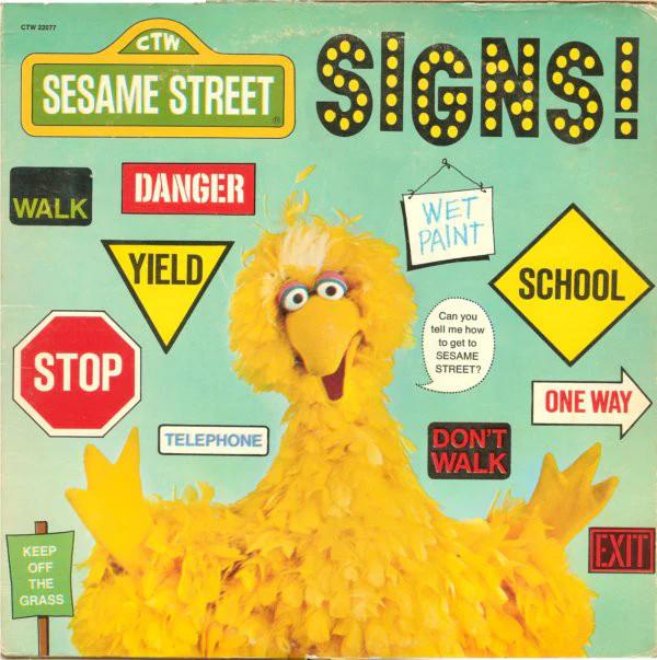 Sesame Street - Signs! (Vinyl) (VG, VG+)