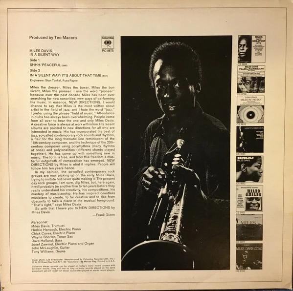 Miles Davis - In A Silent Way (Vinyl) (VG+, VG)