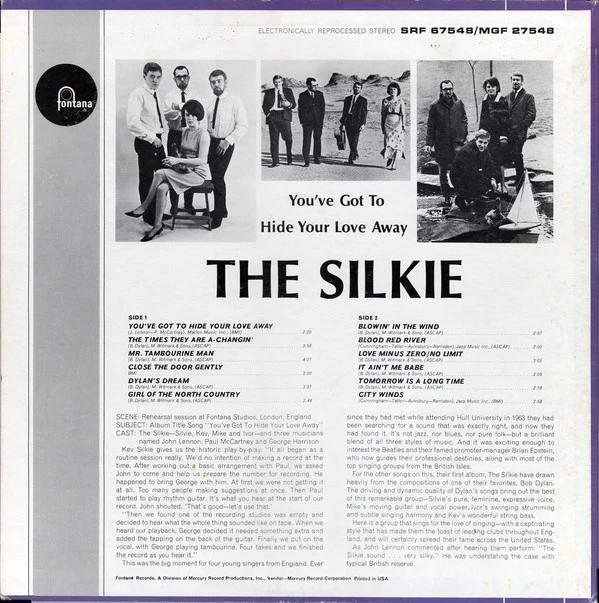 The Silkie - You've Got To Hide Your Love Away (Vinyl) (VG, VG)