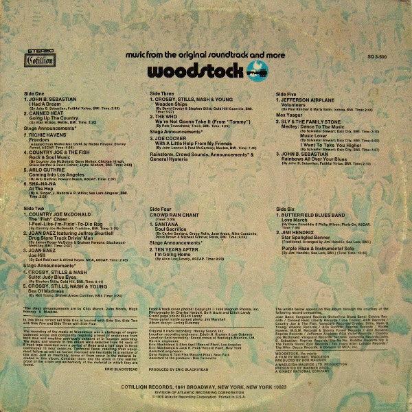 Various - Woodstock - Music From The Original Soundtrack And More (Vinyl) (VG, VG)