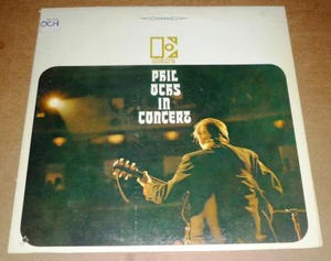 Phil Ochs - In Concert (Vinyl) (NM or M-, VG+)