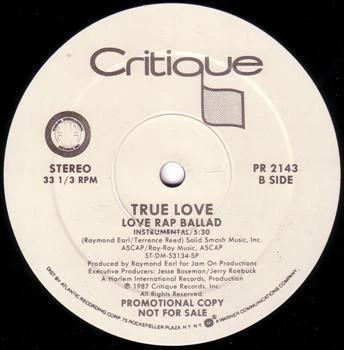 True Love  - Love Rap Ballad (Vinyl) (VG+, Generic)
