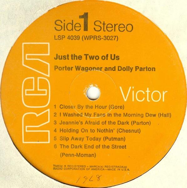 Porter Wagoner And Dolly Parton - Just The Two Of Us (Vinyl) (VG, VG)