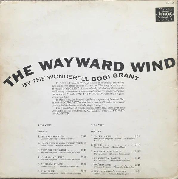 Gogi Grant - The Wayward Wind  (Vinyl) (VG, VG)