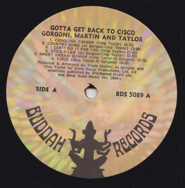 Al Gorgoni / Trade Martin And Chip Taylor - Gotta Get Back To Cisco (Vinyl) (M, VG+)