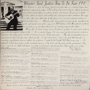 Kenny Robinson  - Who Ever Said Justice Has To Be Fair (Vinyl) (NM or M-, VG+)