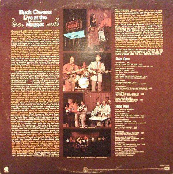 Buck Owens - Live At The Nugget (Vinyl) (VG+, VG+)