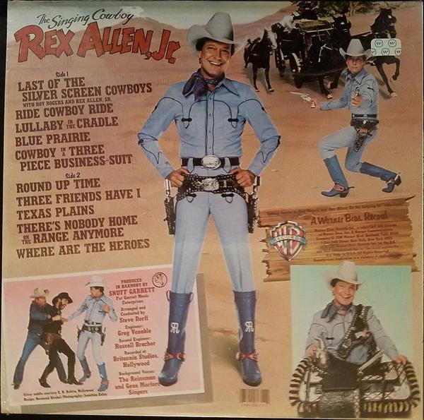 Rex Allen Jr. - The Singing Cowboy (Vinyl) (VG, VG)