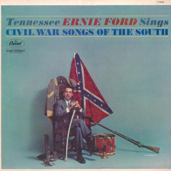Tennessee Ernie Ford - Tennessee Ernie Ford Sings Civil War Songs Of The South (Vinyl) (VG+, VG+)