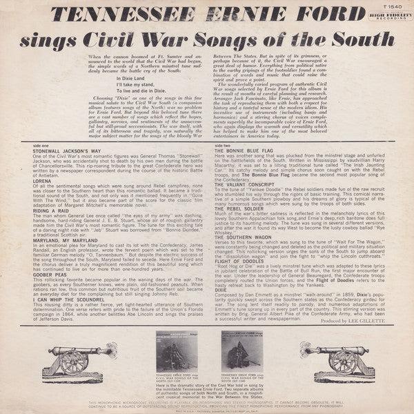 Tennessee Ernie Ford - Tennessee Ernie Ford Sings Civil War Songs Of The South (Vinyl) (VG+, VG+)