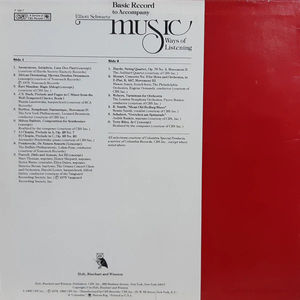 Various - Basic Record To Accompany Music, Ways Of Listening (Vinyl) (VG, VG)