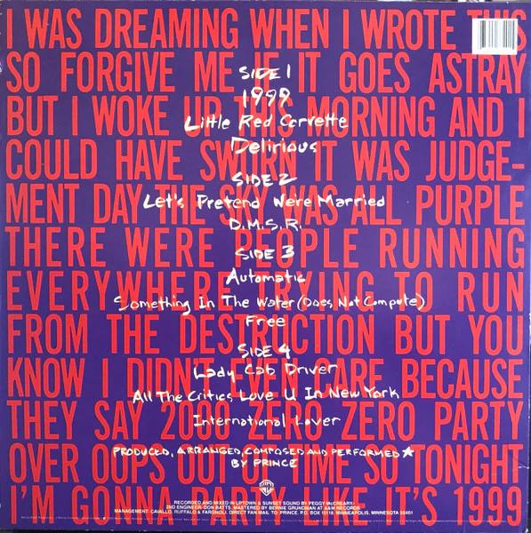Prince - 1999 (Vinyl) (VG+, VG+)