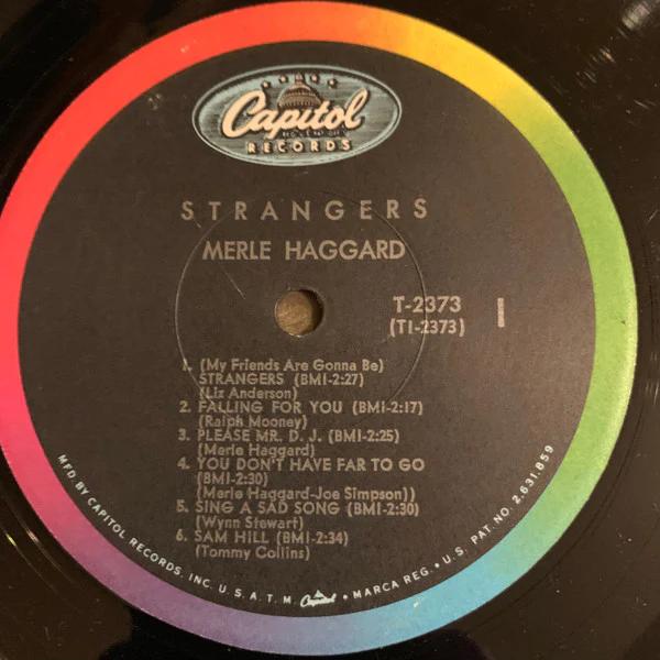 Merle Haggard - Strangers (Vinyl) (M, VG+)