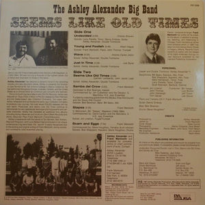 The Ashley Alexander Big Band - Seems Like Old Times (Vinyl) (VG+, VG+)