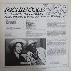 Richie Cole With Eddie Jefferson - Hollywood Madness (Vinyl) (VG+, VG+)