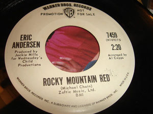 Eric Andersen  - Born Again / Rocky Mountain Red (Vinyl) (VG+, Generic)