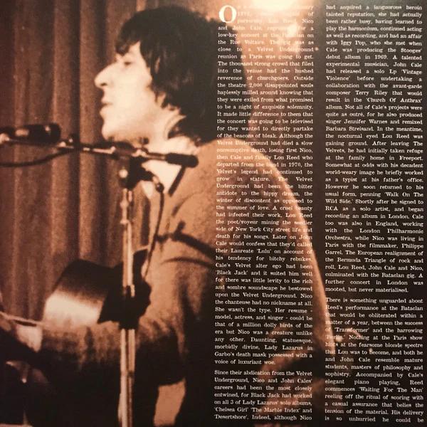 Lou Reed, John Cale & Nico  - Le Bataclan '72 (Vinyl) (NM or M-, VG+)