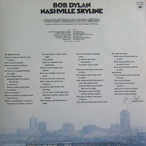 Bob Dylan - Nashville Skyline (Vinyl) (NM or M-, VG)