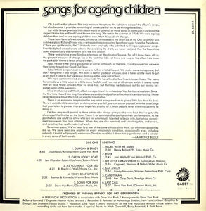 Dave Van Ronk - Songs For Ageing Children (Vinyl) (VG+, G+)