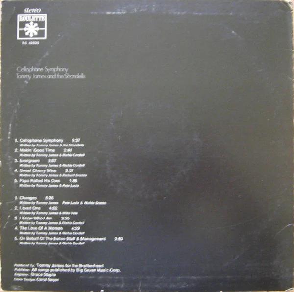 Tommy James & The Shondells - Cellophane Symphony (Vinyl) (VG, VG)