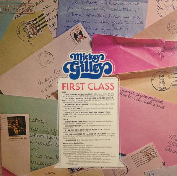 Mickey Gilley - First Class (Vinyl) (VG+, VG+)