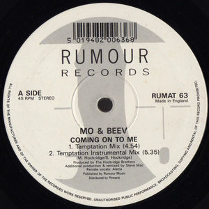 Mo & Beev - Coming On To Me (Vinyl) (VG+, Generic)