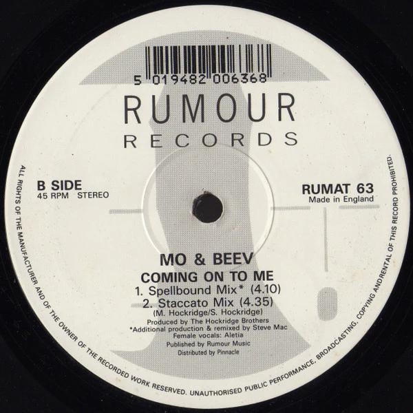 Mo & Beev - Coming On To Me (Vinyl) (VG+, Generic)