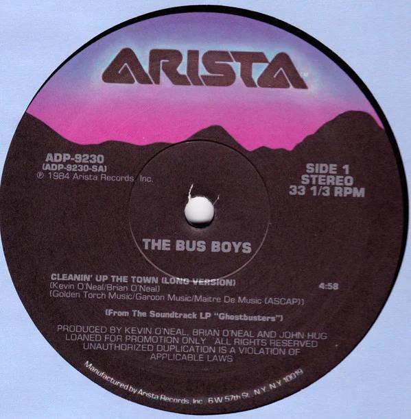 The Bus Boys - Cleanin' Up The Town (Vinyl) (VG+, VG+)