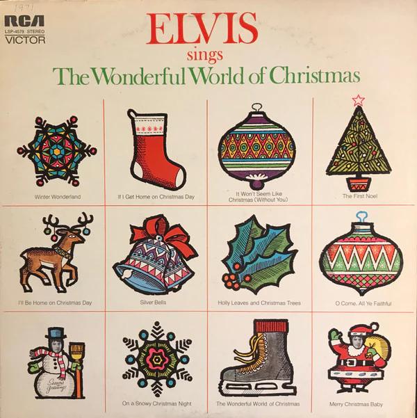 Elvis Presley - Elvis Sings The Wonderful World Of Christmas (Vinyl) (VG+, VG+)