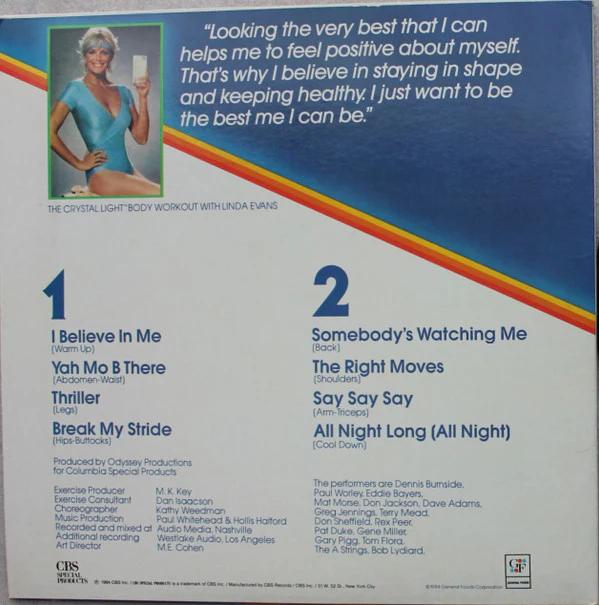 Linda Evans  - The Crystal Light Body Workout (Vinyl) (VG+, VG+)