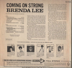 Brenda Lee - Coming On Strong (Vinyl) (NM or M-, VG)