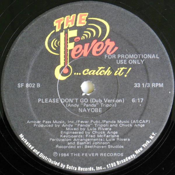 Nayobe - Please Don't Go (Vinyl) (NM or M-, Generic)