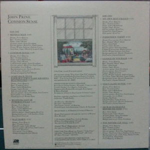 John Prine - Common Sense (Vinyl) (VG+, VG+)