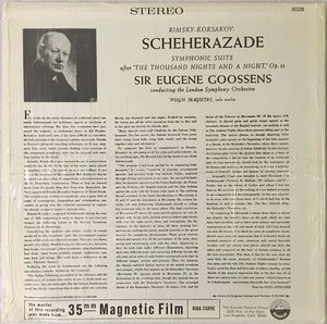 Nikolai Rimsky-Korsakov, Sir Eugene Goossens, London Symphony Orchestra - Scheherazade (Symphonic Suite After "The Thousand Nights And A Night," Op. 36) (Vinyl) (VG+, VG+)