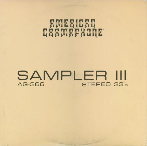 Various - Sampler III (Vinyl) (NM or M-, VG+)