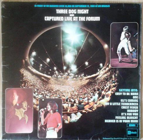 Three Dog Night - Captured Live At The Forum (Vinyl) (VG+, VG)