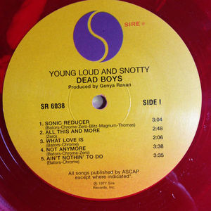 The Dead Boys - Young Loud And Snotty (Vinyl) (VG+, VG+)